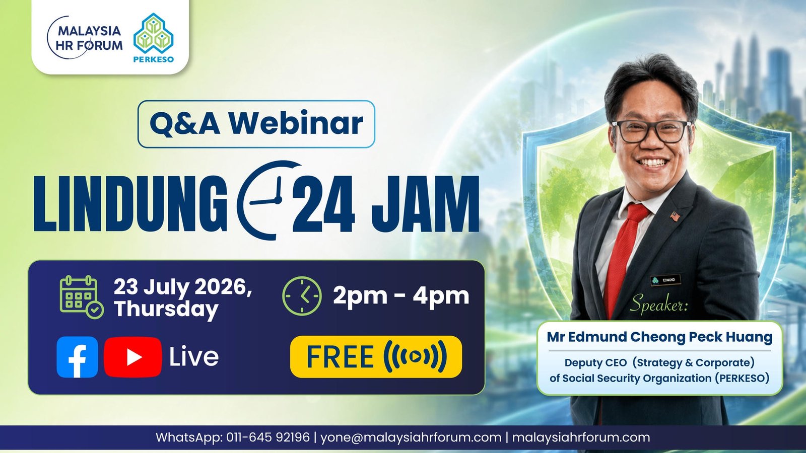 LINDUNG 24 JAM QnA with PERKESO